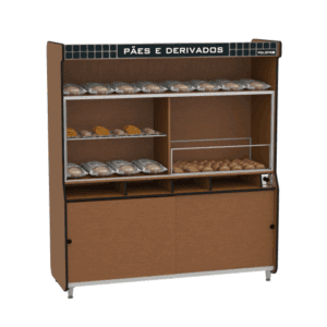 Vitrine Buffet Conjugada 1,50 m Polofrio