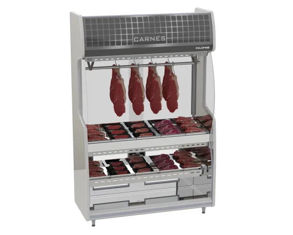 Vitrine de Carnes Inox 1,50 m Polofrio Vitrine de Carnes Inox 1,50 m Polofrio