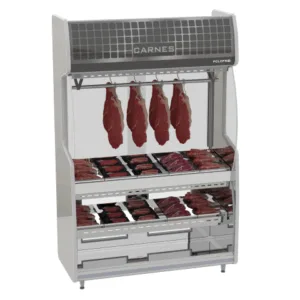 Vitrine de Carnes Inox 2,00 m Polofrio