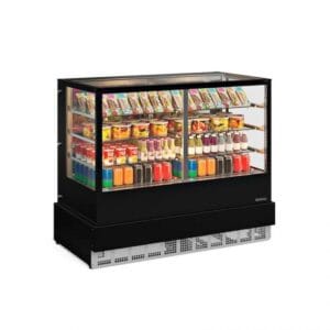 VITRINE REFRIGERADA DUPLA FUNÇÃO CONVENIÊNCIA GOURMET GELOPAR GGER-150
