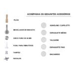 Moedor e Extrusor Pro Elétrico Boca 8 Branco 1/3 CV 220V Anodilar