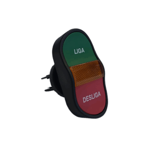 Botão Duplo Sinalizador 24V 1NA 1NF UPX Solution