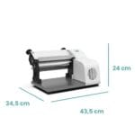 Laminador Elétrico Industrial de Massa 28 cm Branco 220V Anodilar