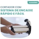 Laminador Elétrico Industrial de Massa 28 cm com Cortador Branco 220V Anodilar