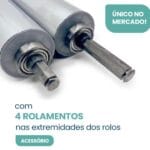 Laminador Elétrico Industrial de Massa 28 cm com Cortador Branco 220V Anodilar