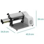 Laminador Elétrico Industrial de Massa 28 cm com Cortador Branco 220V Anodilar