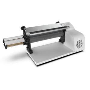 Laminador Elétrico Industrial de Massa 37 cm Antiaderente com Cortador 127V Branco Anodilar