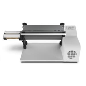 Laminador Elétrico Industrial de Massa 37 cm Antiaderente com Cortador 220V Branco Anodilar