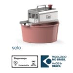 Panela Misturadeira de Brigadeiro 10L Rosa Bivolt Anodilar
