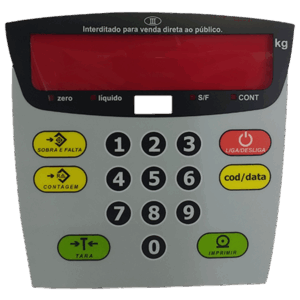 Teclado Balança IDM Led 16 Teclas UPX Solution