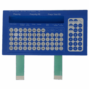 Teclado Balança Prix4 Flex Visor Azul UPX Solution