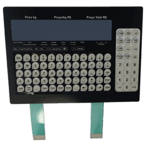Teclado Balança Prix5 Painel 6 15 30kg Preto UPX Solution