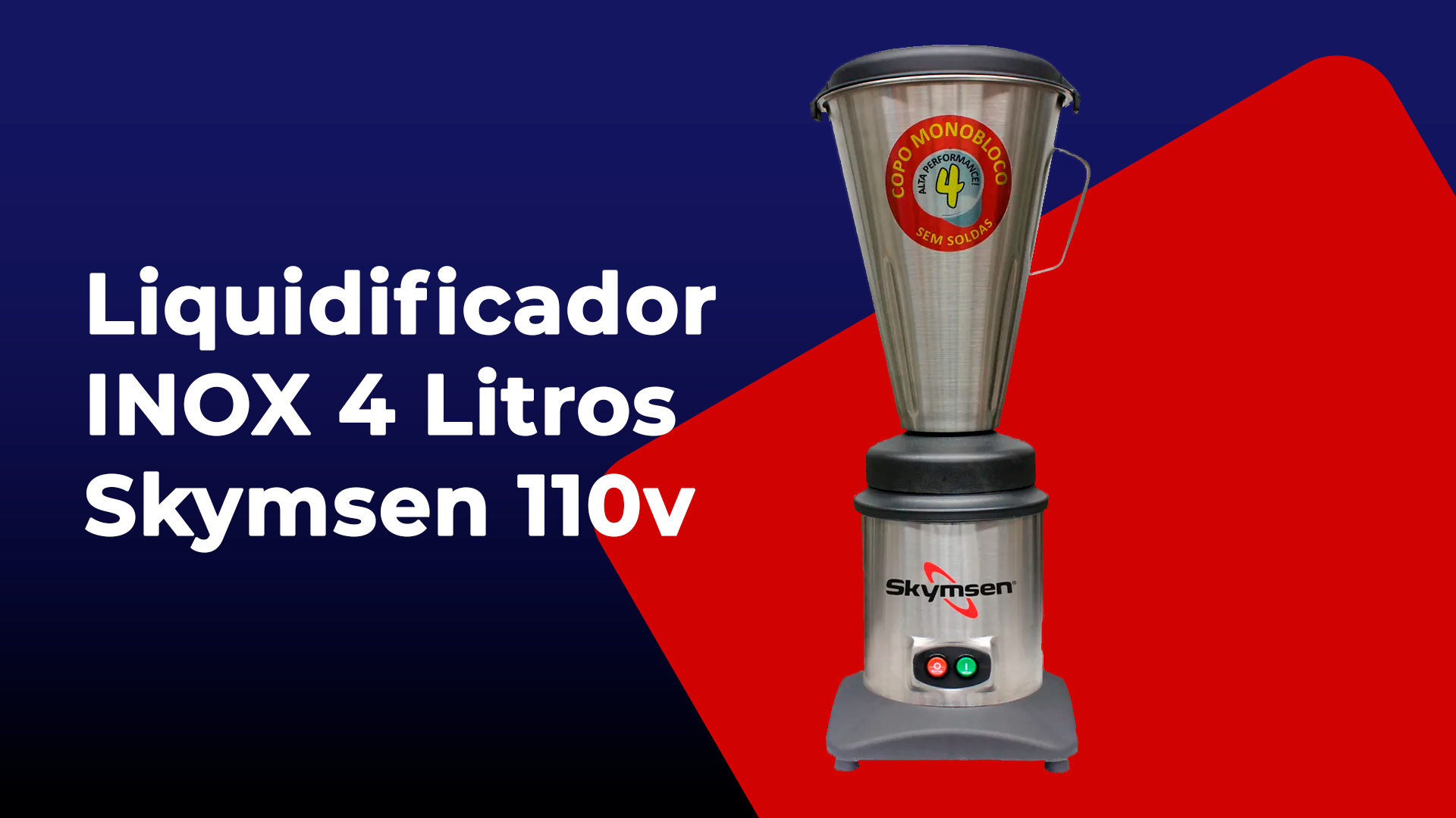 LIQUIDIFICADOR 4 LITROS